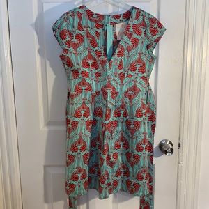 Tulle Red and Mint Summer Dress